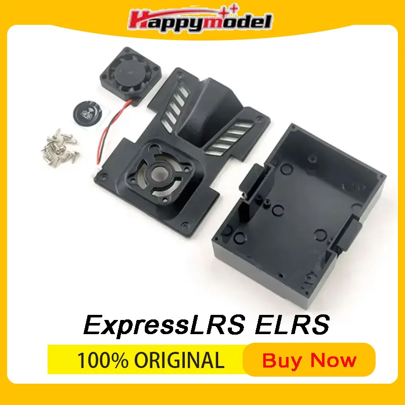 Happymodel ExpressLRS JR Module Shell Cooling Fan Case, for ES24TX/ES24TX Pro/ES900TX/ES915TX, RadioMaster Jumper T-Pro T8