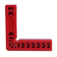 Square Right Angle Woodworking Positioning Ruler L-Shaped Auxiliary Fixture Right Angle Positioning Clamp Crafted ABS