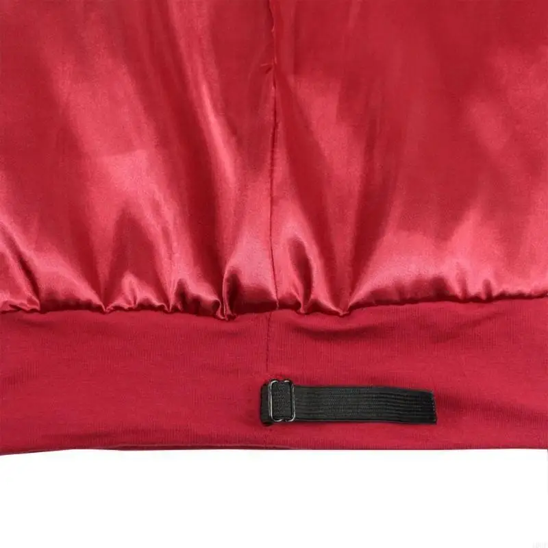 

Cotton Adjustable Wide Brim All-match Satin Lining Hair Styling Care Sleeping Cap Long Tail Turban Hat Wrap Sleep Cap