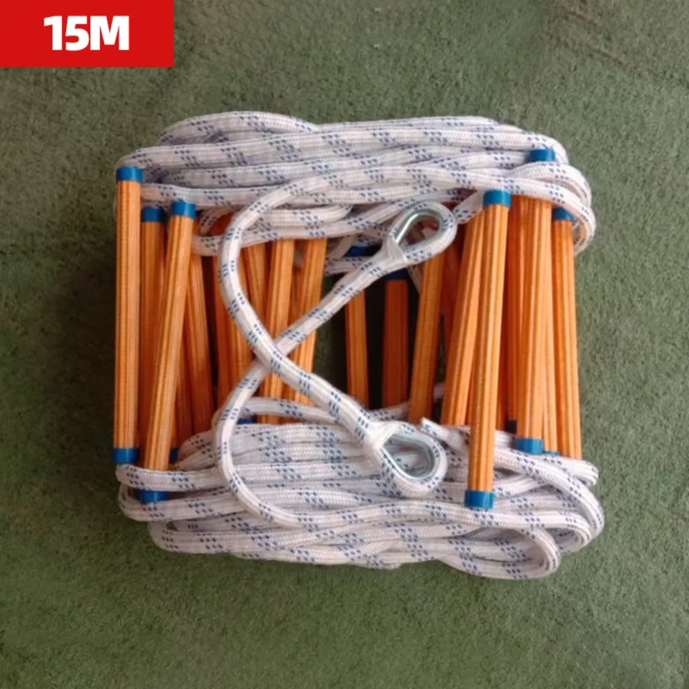 Response Insulated Rope Ladder Anti-Skid Grippy Rescue Ladder Anti-skid Rescue Rope Self-rescue Safety Rope Ladder Work Safety
