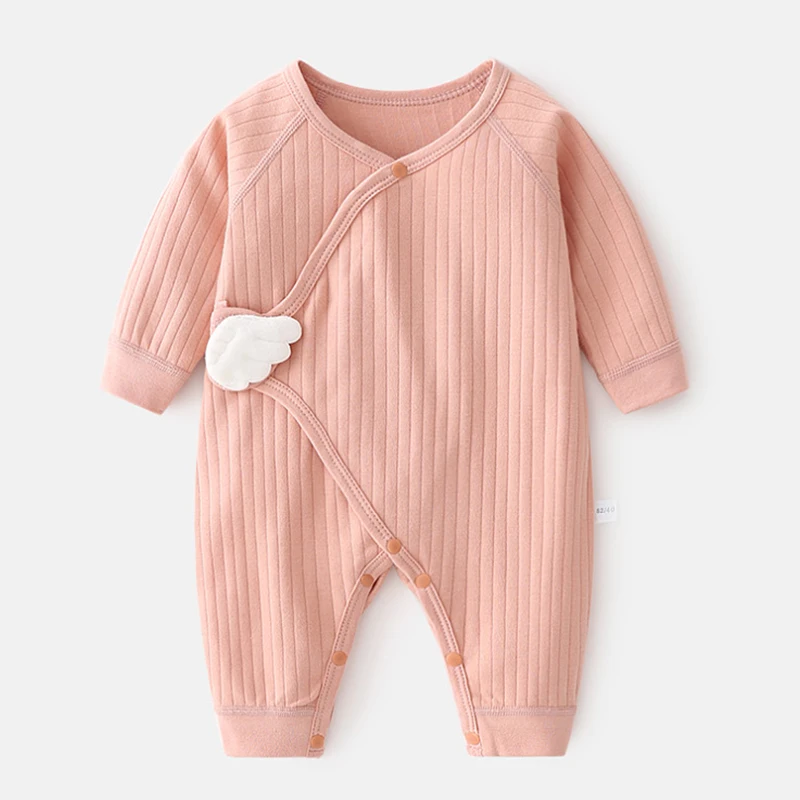 

Spring Autumn Newborn Clothes 0 3 Months Infant Rompers Baby Clothing Cotton Soft Long Sleeve Cute Boys Girls Jumpsuit BC2314