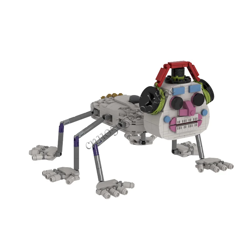 534ピース 人気ゲームキャラクターシリーズ ネオンアーケード DJ スパイダーゴールム MOC カスタマイズ モジュラービルディングブロック DIY 男の子向け ホリデー おもちゃ ギフト