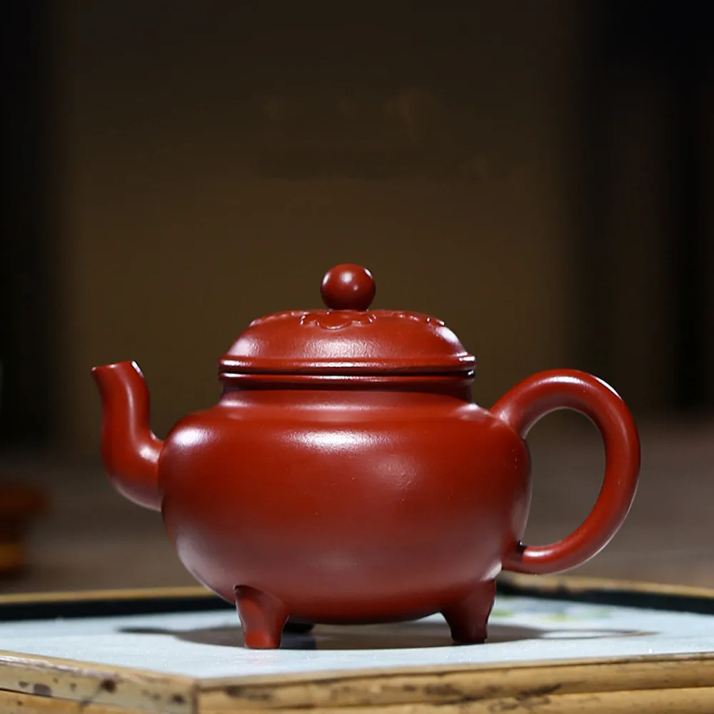 

130c hand-pulled mini two-cup kung fu small teapot horizontal pot Chaozhou Zhu mud water sealed well tea pot Yixing purple clay