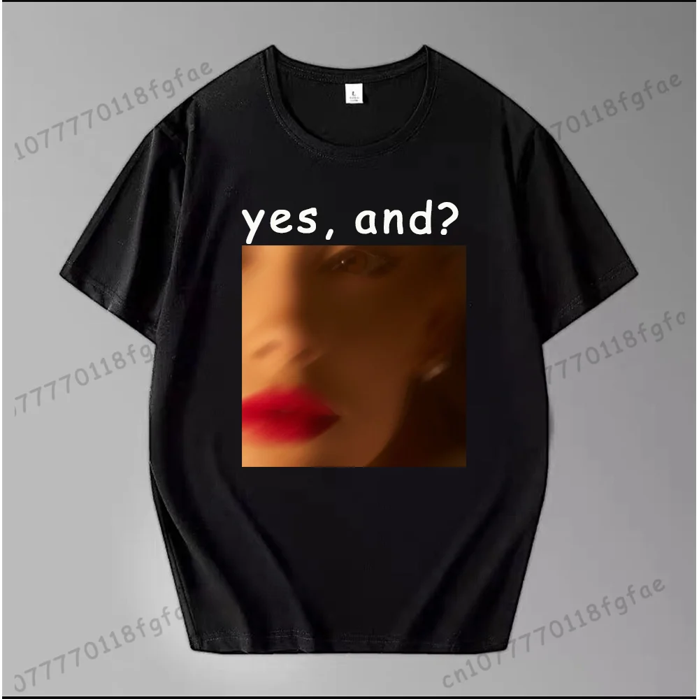 Ariana Grande Yes，And？Tees Men's Women's Tshirt AG7 Coming soon Merch Graphic T-shirt Men Fashion 100%Cotton Short Sleeve Tops