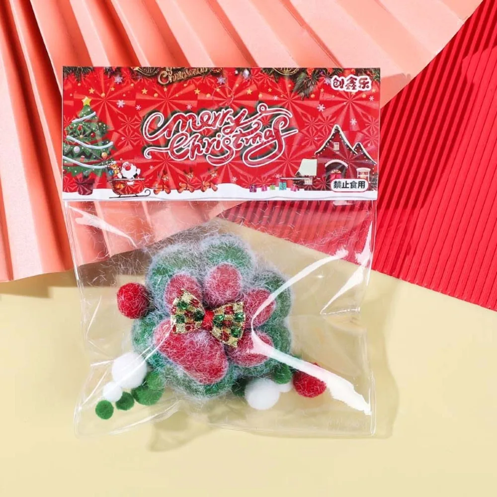 Silicone Soft Cat Paw Squeeze Cartoon Elastic Christmas Fidget TPR Doughnut Pinch Food Series Gift