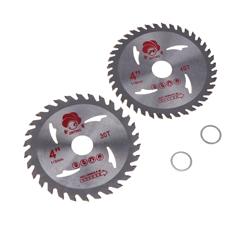 4'' 40T Circular Saw Blade Wood Cutting Disc Woodworking Cutter For Wood Plastic Metal Rotating Tool Power Tool Acces