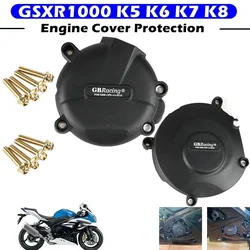 Motorcycles Engine Cover Protection Case GB Racing For SUZUKI GSXR1000 2005 2006 2007 2008 K5 K6 K7 K8 GBRacing Engine Covers