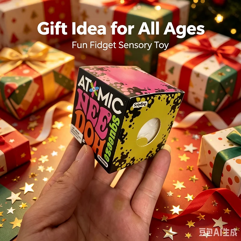 New Products: NeeDoh Snowball Toys, Pressure-Resistant Toys, Grasping Toys, Lovely Adult Sensory Cubes, and Various Gifts.