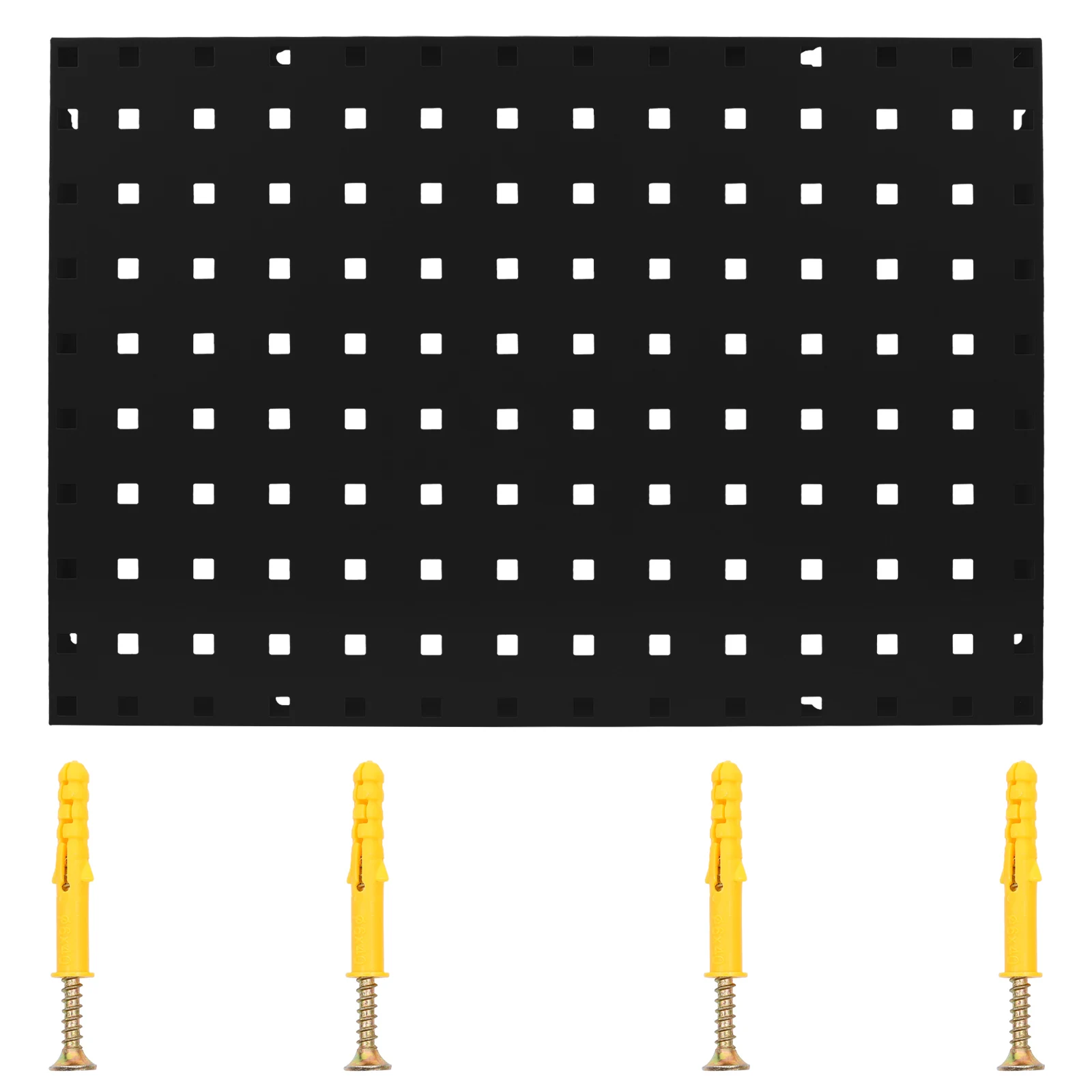 

1pc Galvanized Steel Pegboard Rack Tool Hanging Board Storage Panel Garage Workshop Organizer Wide Application Easy
