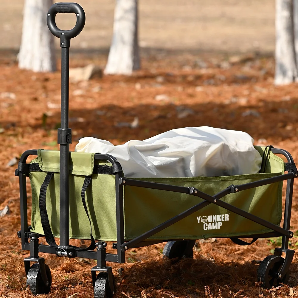 

Camping Folding Trolley, Outdoor Camping, Outdoor Patio, 1 Second Folding Storage, Pet Accompanying Possible