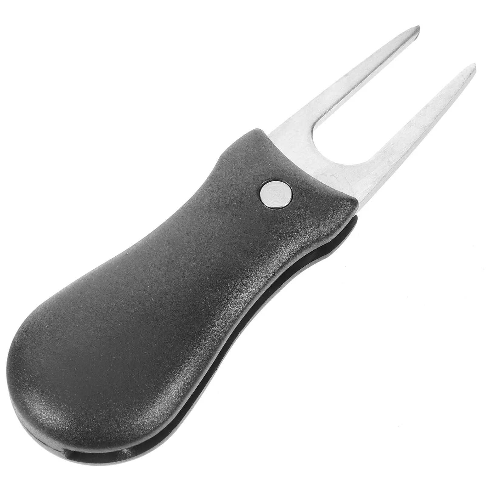 Golf Divot Repair Tool – Lightweight Portable Plastic & Stainless Steel Divot Fork for Golf Course Maintenance