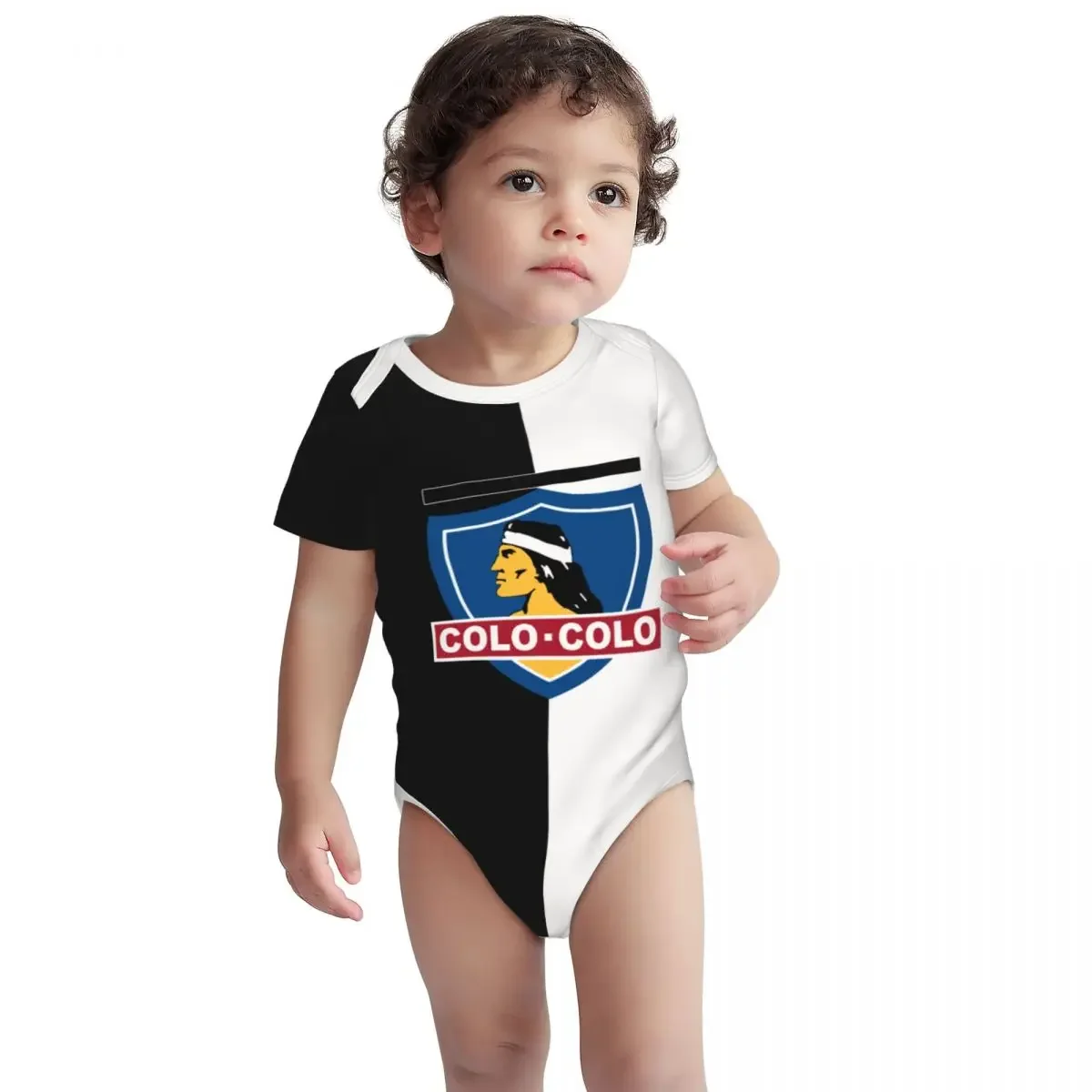 Chile Club Social Y Deportivo Colo-Colo Baby Bodysuit Unisex Shirt Cotton Newborn Onesie Boy Girl Undershirt Outfit Baby Romper