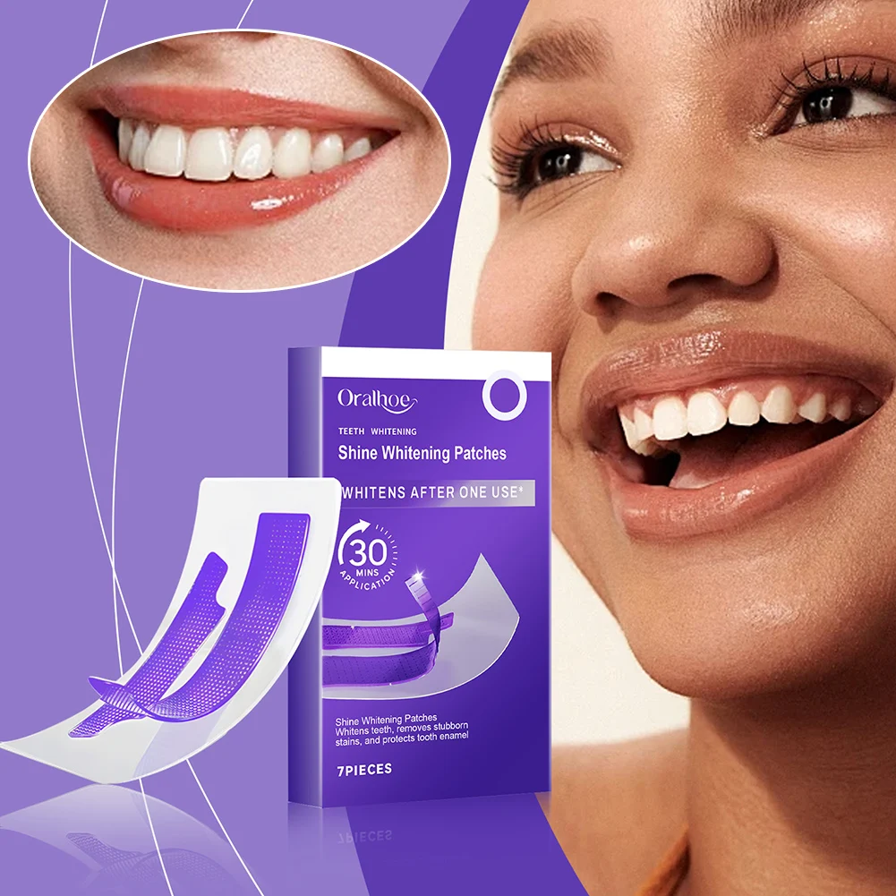 Whitening Stain Removing Dentals Patch Natural Gentle Whitening Strips Effectively Removes Stubborn Stains For Sensitive Teeth