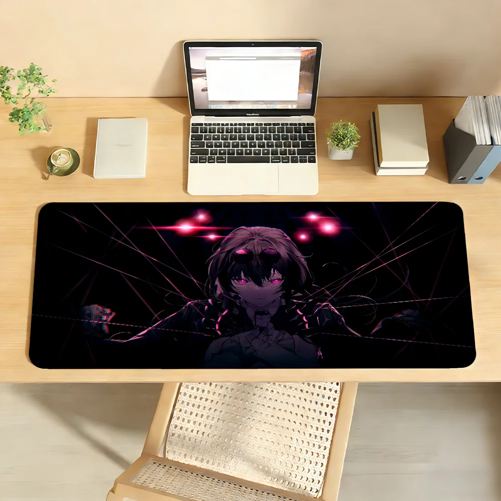 Honkai Star Rail Kafka Mouse Pad Non-slip Locking Edge DeskMat PC Laptop Accessories Rubber Office Keyboard Game 350x900x3mm