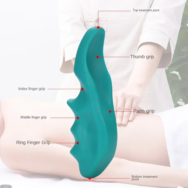 Mini Manual Thumb Protection Massager Body Deep Tissue Trigger Point Massage Tool Muscle Relaxation Neck Back Therapy Thumb Gree