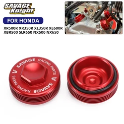Motorcycle Accessories Cylinder Valve Cap Tappet Adjuster Cover Guard For Honda XR XL XBR NX GB SLR FX 350 500 600 650 1983-2008