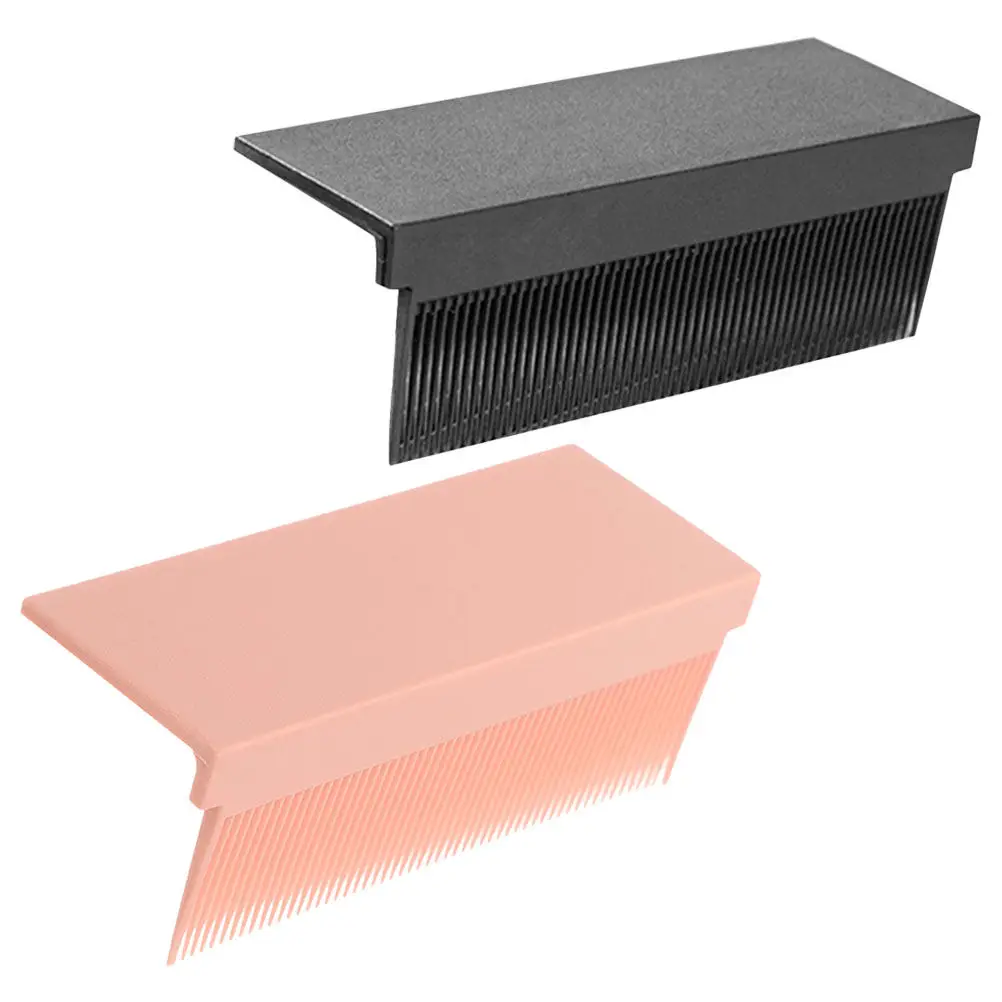 

2pcs Straightening Comb Attachment For Hair Straightener Durable Electric Pressing Comb Portable Hot Brush Tool For Salon Home