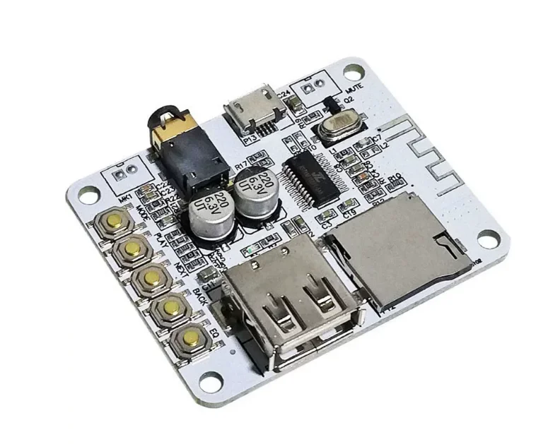 USB5V Bluetooth audio receiving and decoding module, USB flash drive, TF card, MP3/WMA/WAV player, diy audio modification