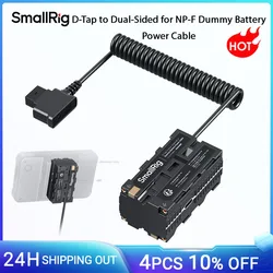 SmallRig D-Tap to Dual-Sided for NP-F Dummy Battery, with USB-C DC Port LED Display for Monitor Wireless Video Transmitters 4884