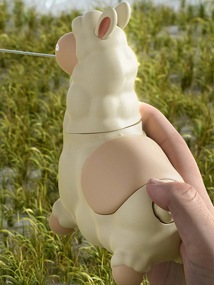Alpaca água imersão blaster à prova de vazamento água squirter blaster cabeça rotativa praia brinquedo de combate de água para playground de praia
