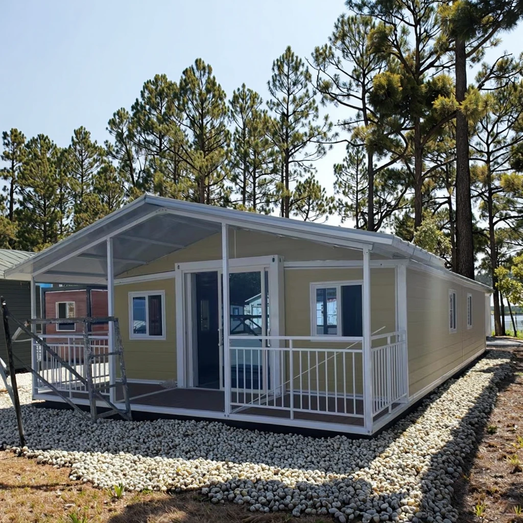 Standard 20ft/40ft Expandable Container Houses Modular Housing Suitable for Hotels, Shops, and Prefabricated Extended Homes