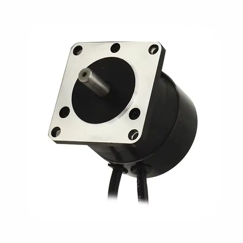 24V 34W 0.11N.m 3000RPM Square flange 57mm Round body Brushless DC Motor 3phase body length 55mm BLDC
