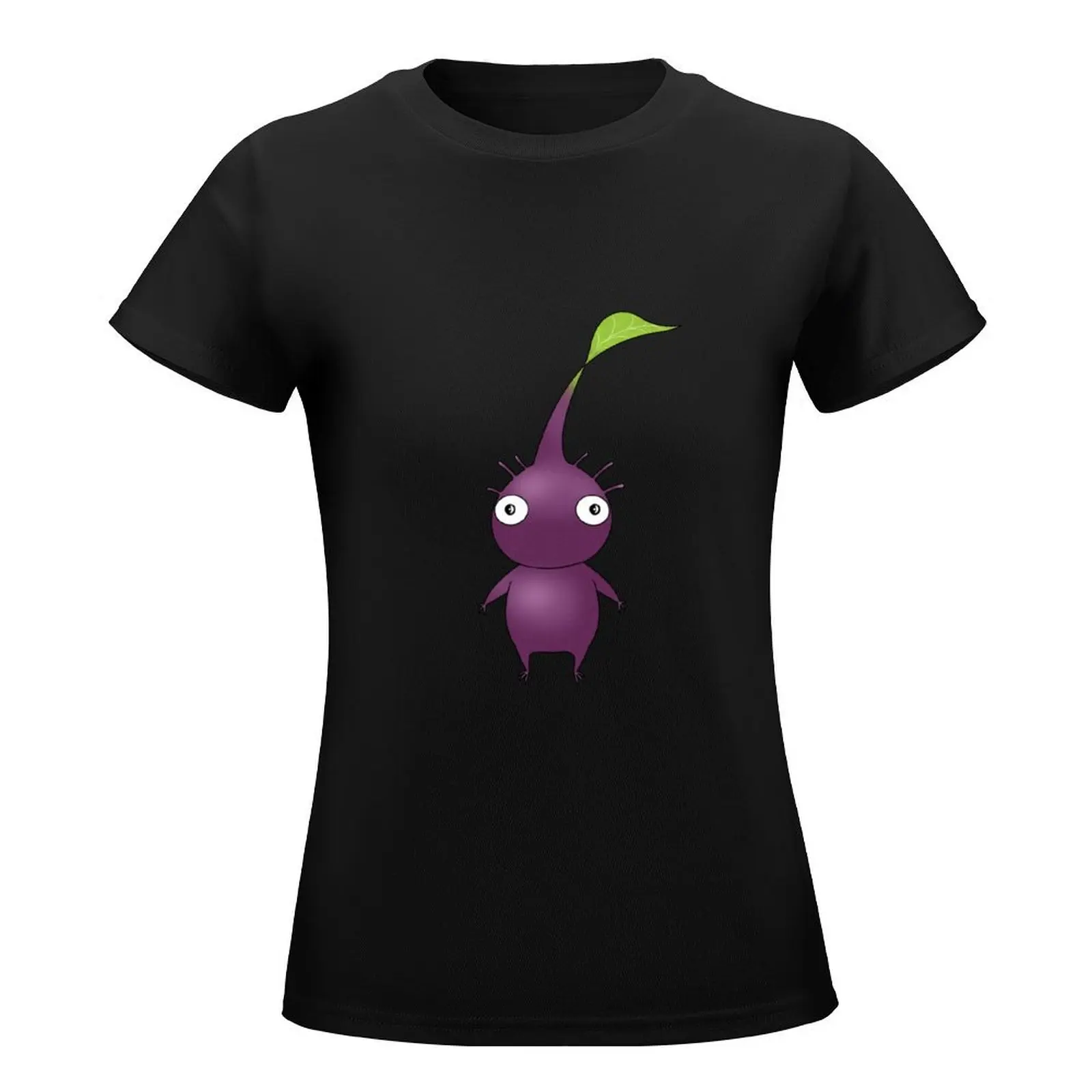 Purple Pikmin T-Shirt graphics Female clothing anime animal print shirt for girls white t-shirts for Women