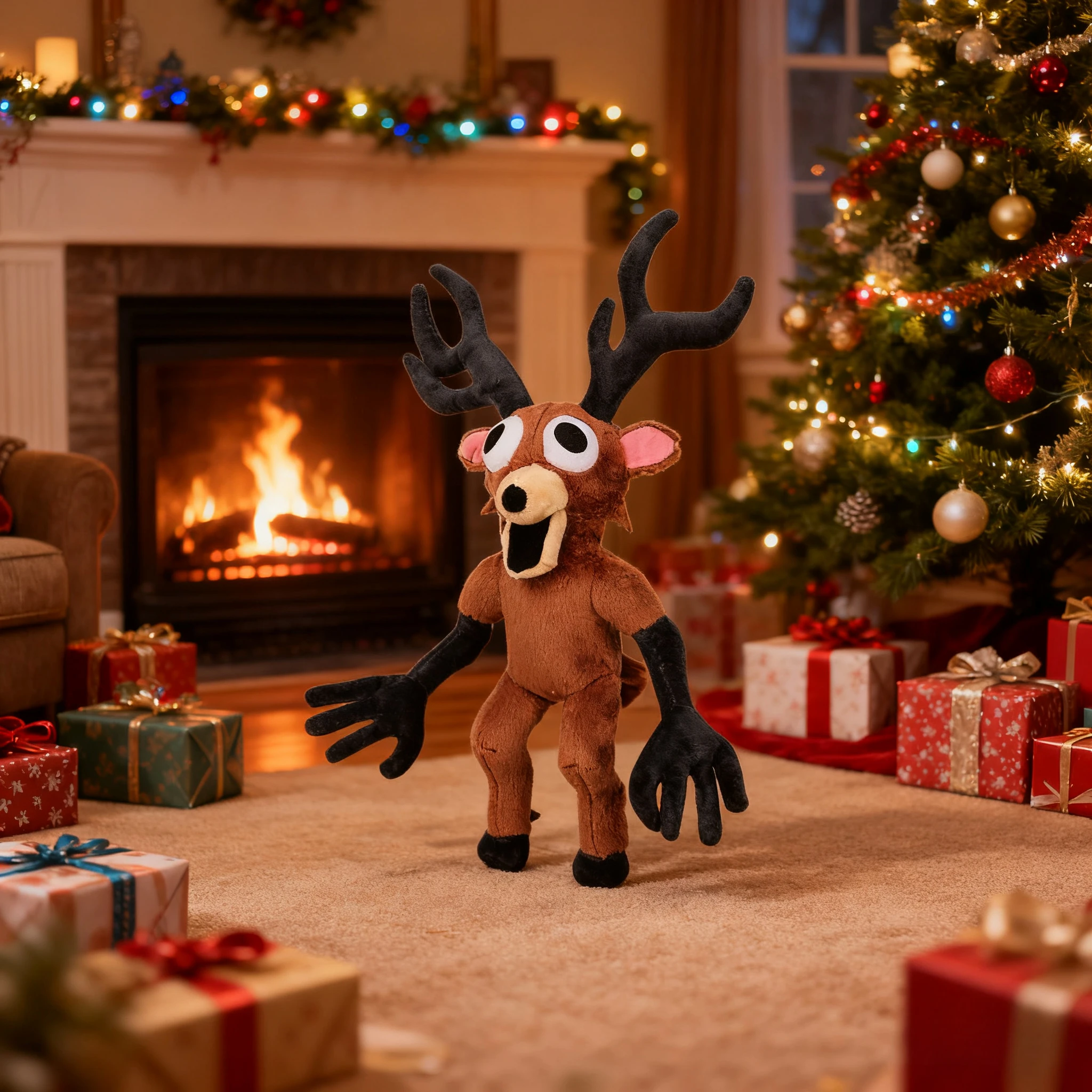 

HOT 9 9 Nights In The Forest Deer Plush Toys Movie Stuffed Animals Deer Toy Fans Birthday Gifts Toys for Kids Halloween Gifts