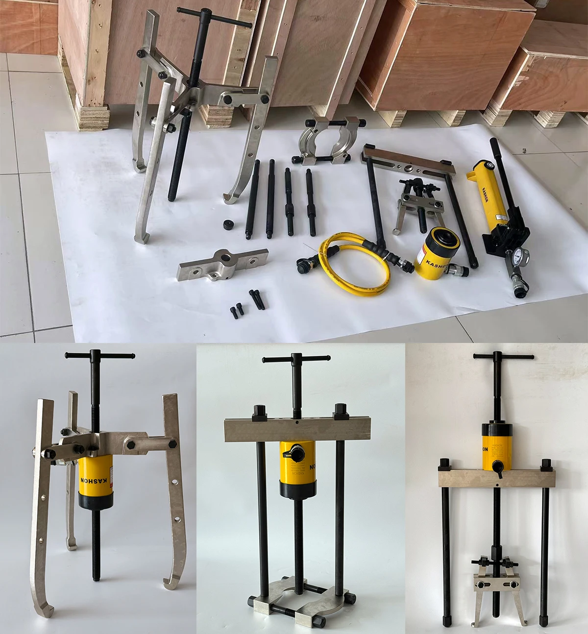 

8 20 30 50 Ton BHP-Series Master Hydraulic Puller Sets