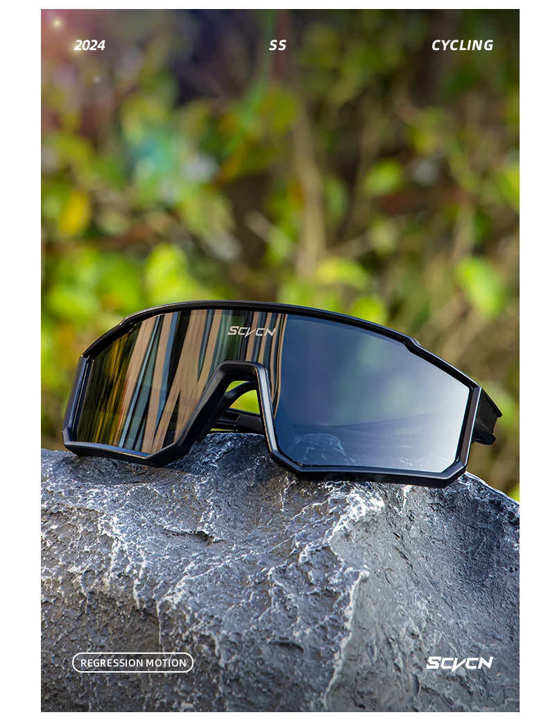 SCVCN Trendy Hot Sonnenbrille UV400 Schutz Outdoor Fashion Sportbrille Männer Frauen Ästhetisch ansprechende Straßenfotografie – Detail 11
