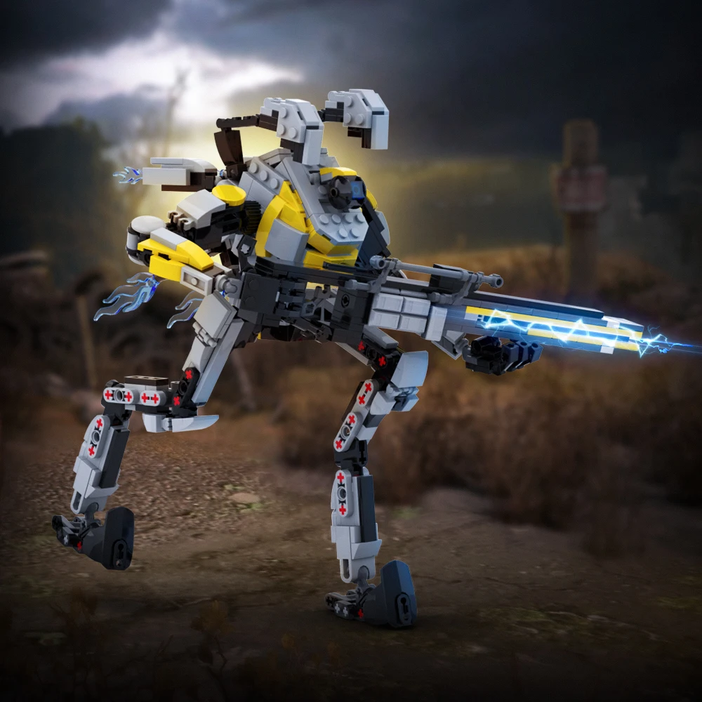 

MOC Game Mecha Titanfall Titan Northstar Prime Soldier Building Blocks Set Weapon Robot Bricks Idea Toys For Kids Birthday Gifts