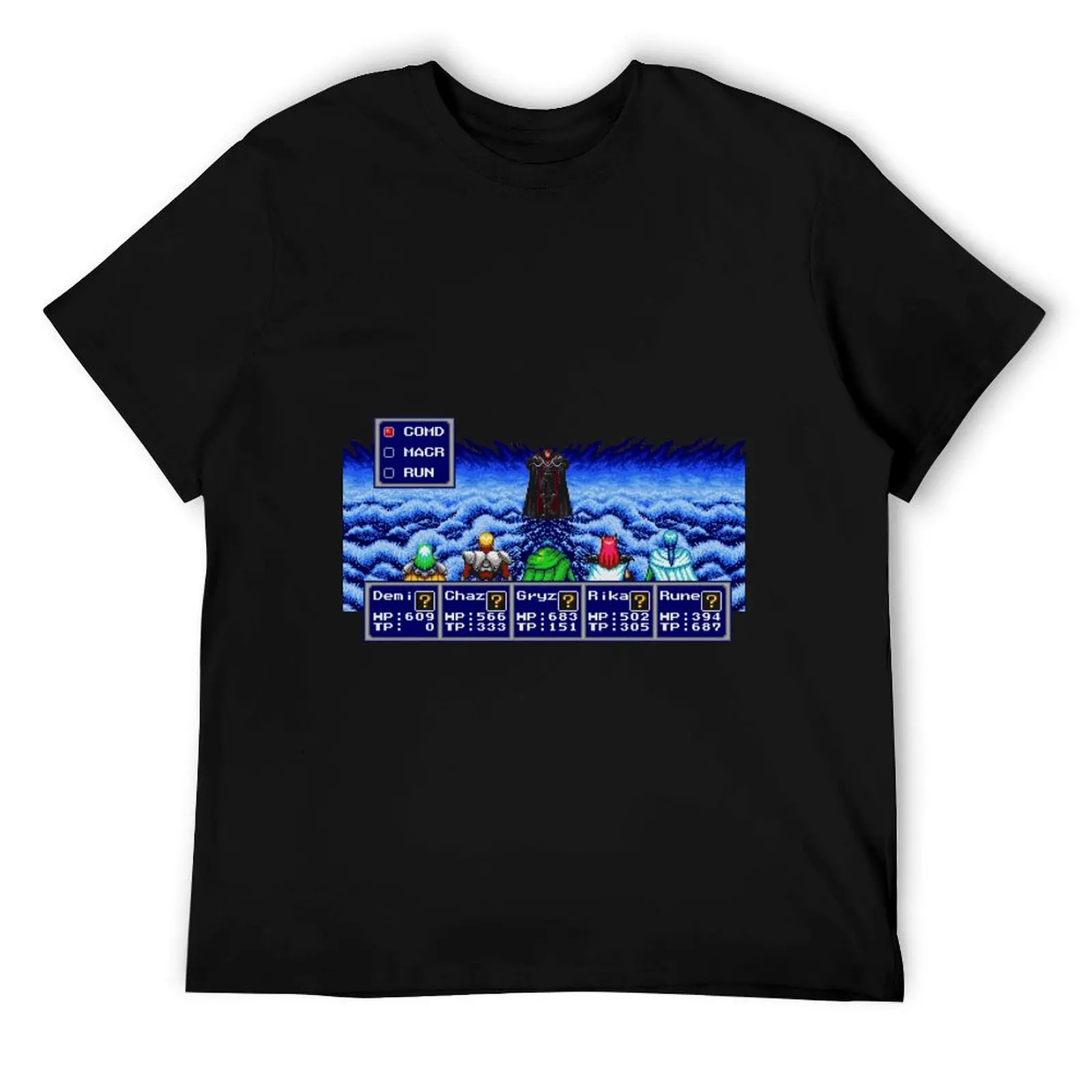 

Classic Phantasy Star IV Boss Battle T-Shirt g man t shirts for men funny t shirts man t shirt man cotton T-Shirt