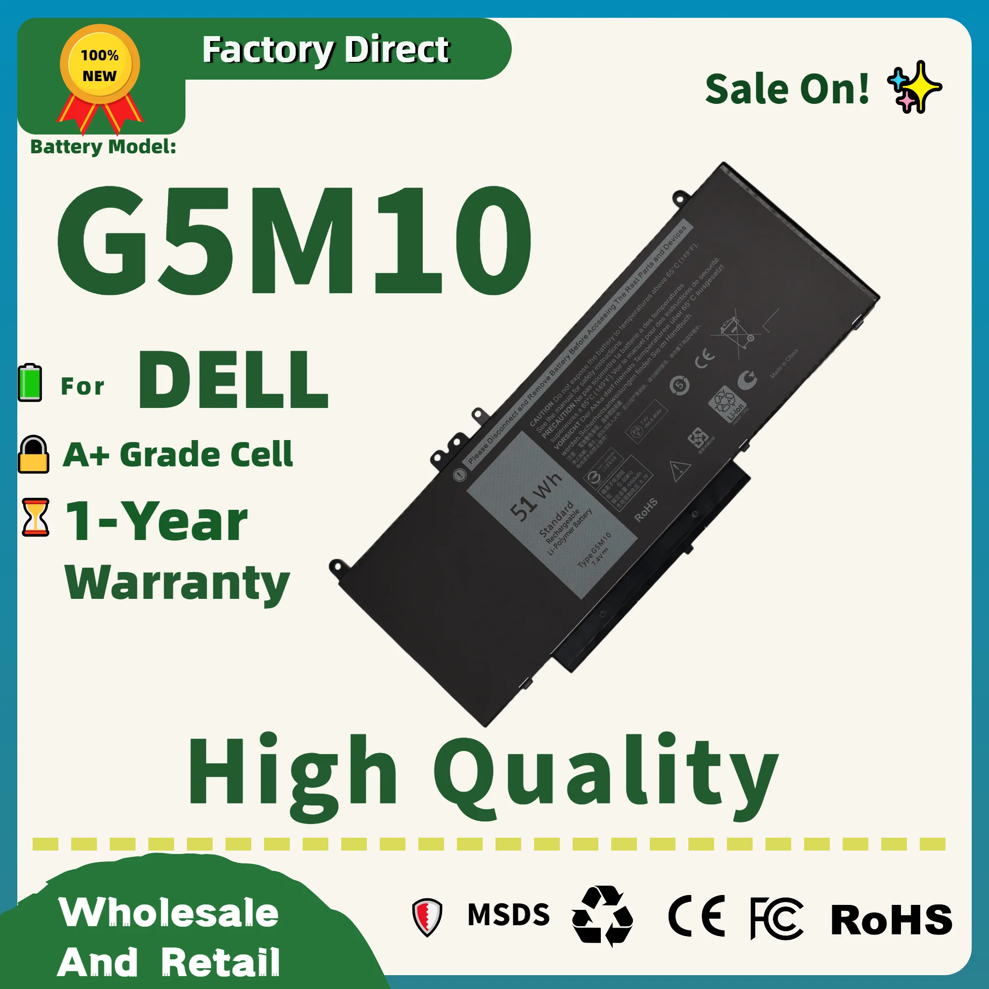 

Прямая продажа с фабрики! G5M10 G5M1O Аккумулятор для ноутбука DELL Latitude E5250 E5450 E5550 Sereis 8V5GX R9XM9 WYJC2 1KY05