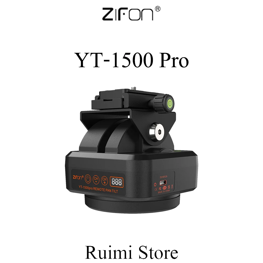 ZIFON YT-1500 Pro Panoramic Electric Pan Tilt 360 degrees Rotation 2.2kg Load-Bearing