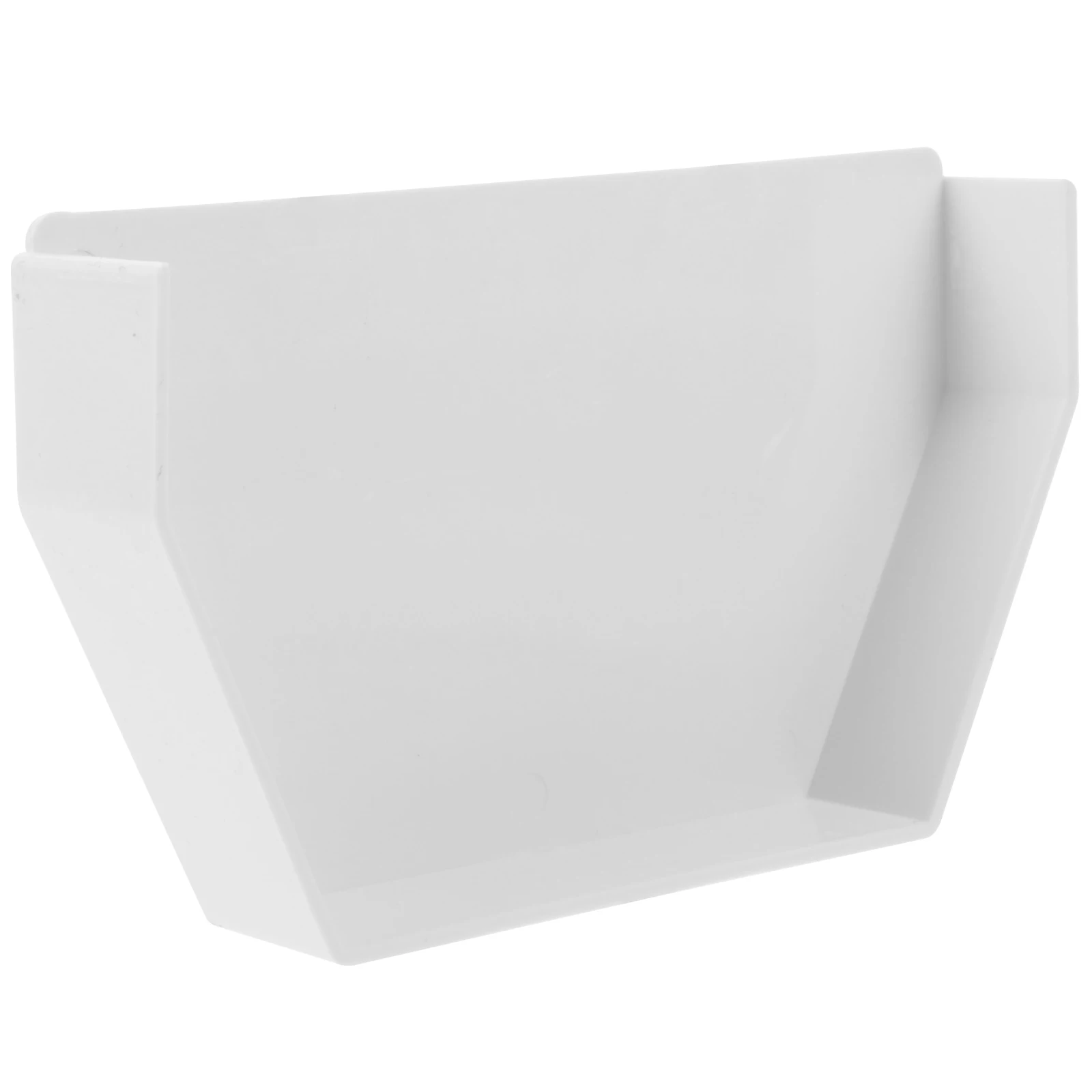 

Rain Gutter Downspout End Cap PVC Material Leak Proof Durable Square Design For House Roof Drainage System Accessories