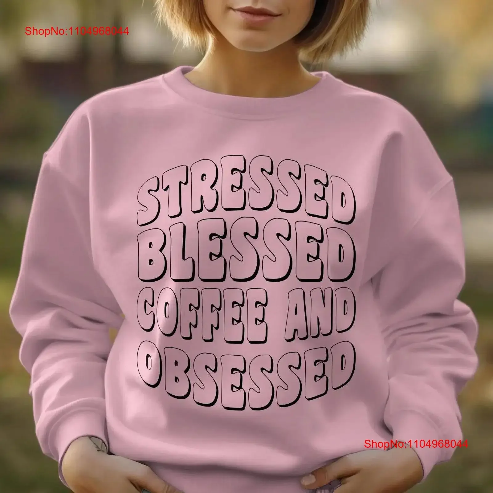 

Футболка «Стрессed Blessed Coffee and Obsessed» для мамы и жены, забавная женская винтажная стираная модельерская одежда на День матери на День матери