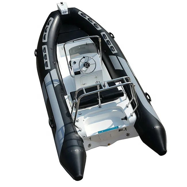 16ft RIB 480 Hypalon/PVC Fiberglass RIB Tender Inflatable Rescue Boats For Sale
