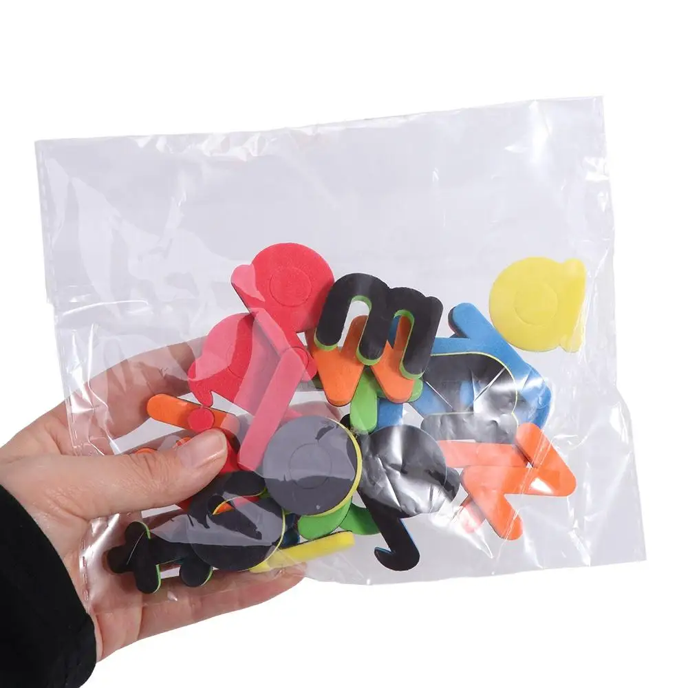 

24pcs Magnetic Alphabet Letters EVA Magnetic Letter Sticker EVA Foam Soft Magnetic Letter Refrigerator Sticker Letter Number