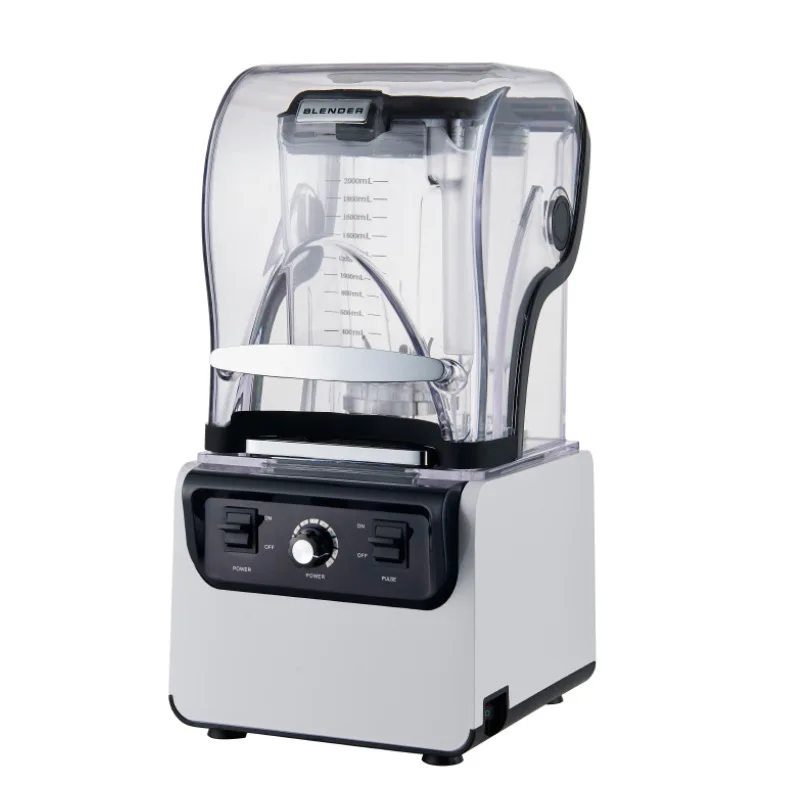 New silent smoothie machine with hood commercial wall breaker food processor blender