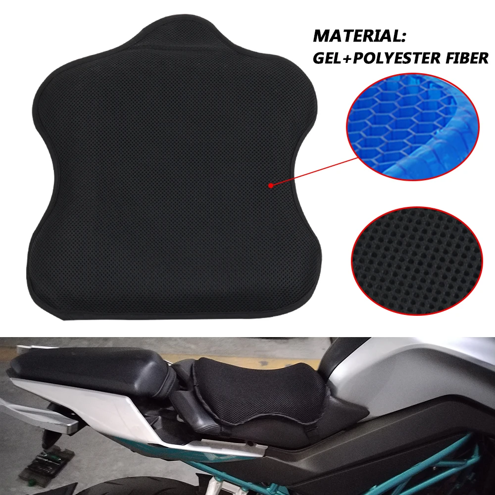 Motorcycle Accessories Gel Seat Cushion Breathable Heat Insulation Air Pad Cover Anti Slip Sunscreen Seat Cover FOR FORZA XMAX