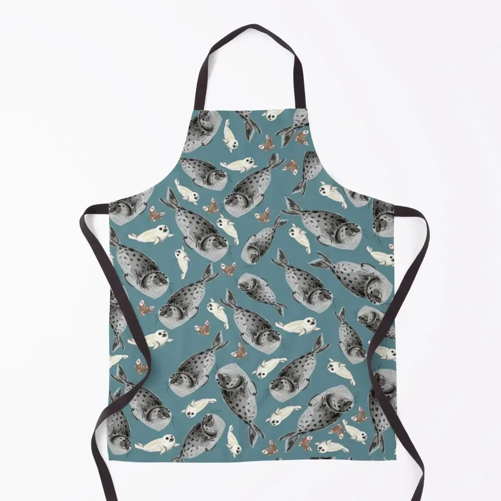 Common seal Apron New year's esthetician Kitchen Special Accessories Apron