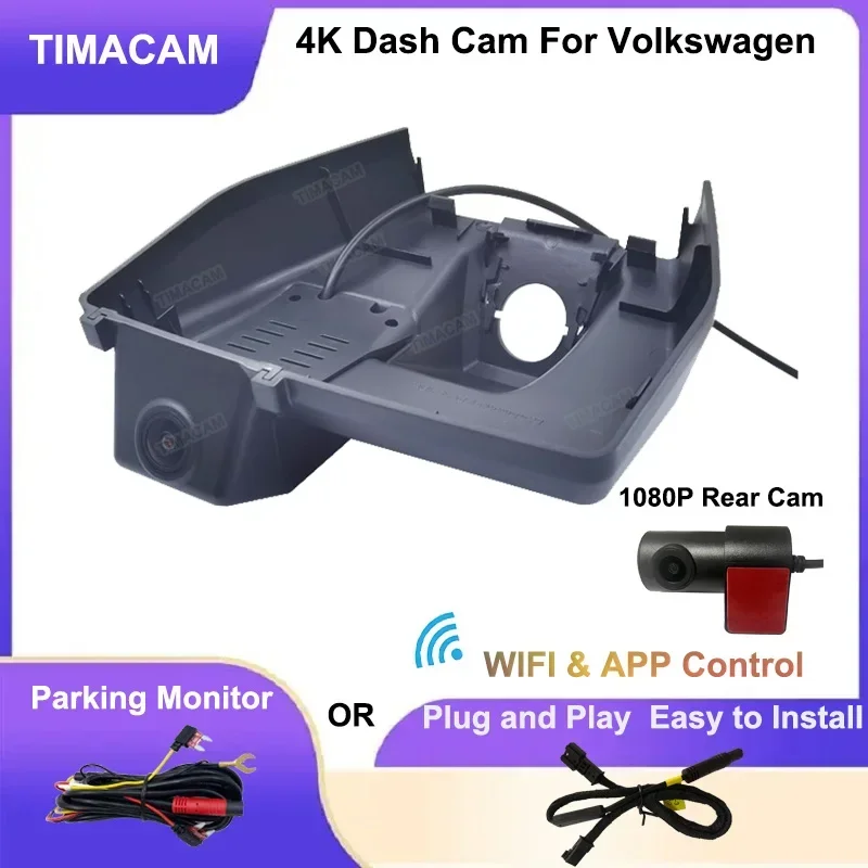 

For Volkswagen VW id3 UHD 4K 2160P Dedicated Dash Cam 24H WIFI Car Dvr For Volkswagen VW id 3 2020 2021 2022 2023 Video Recorder