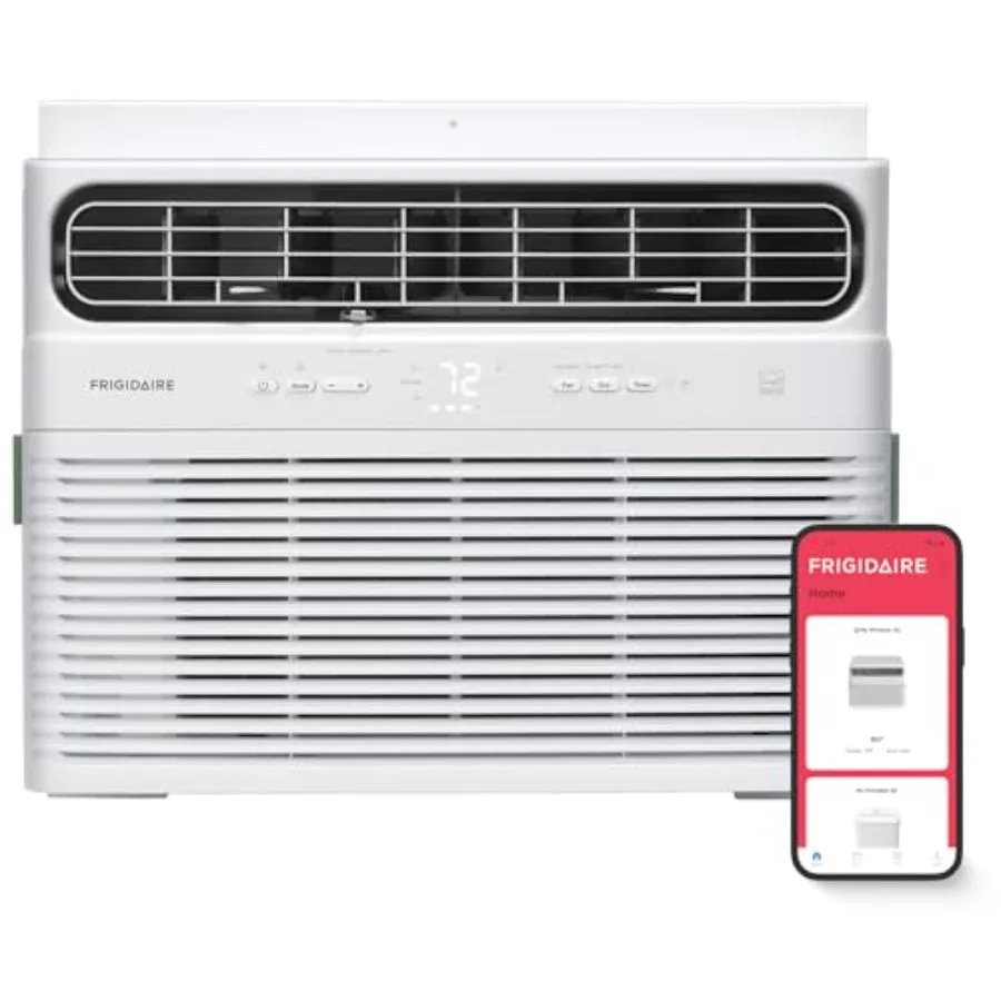 

115V 12000 BTU Smart Inverter Window Air Conditioner with Dehumidifier Fan Wi-Fi Remote Control Quiet Energy Efficient AC Unit