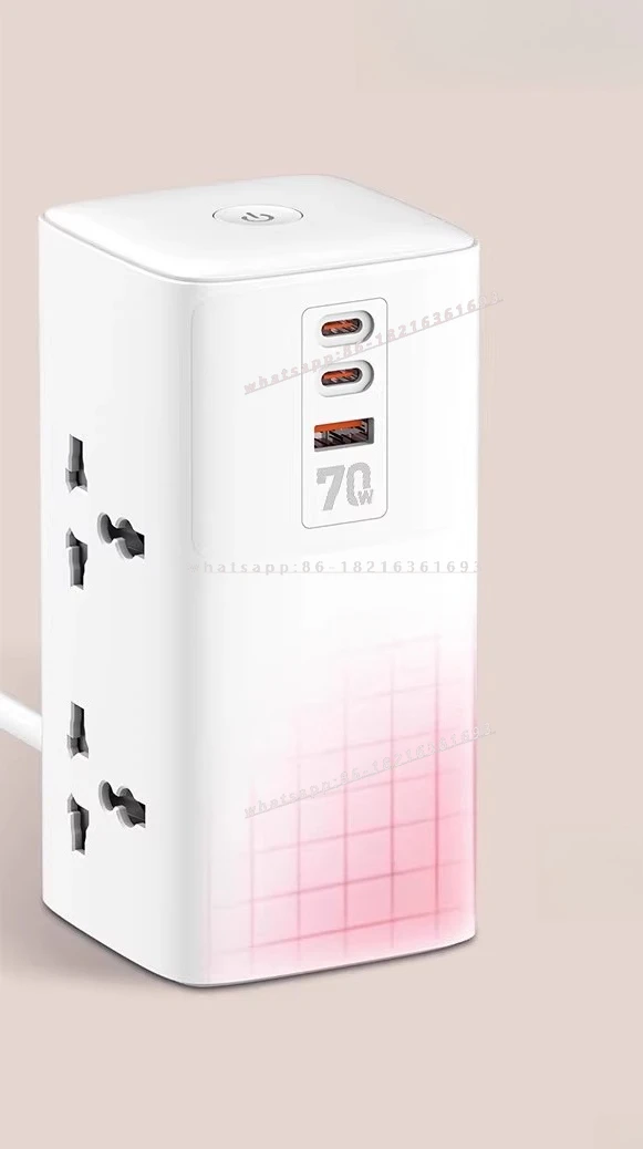 70W Conversion Socket QC International General Fast Charging PD Socket Type-c Plug