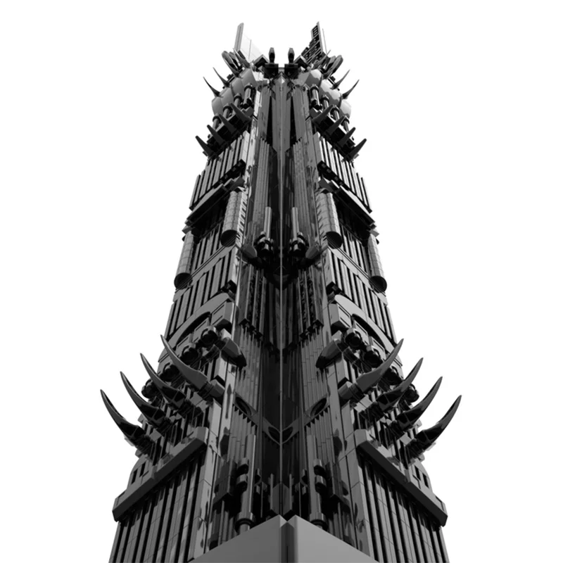 1892 قطعة MOC Orthanc العمارة جمع الهوبيت ونموذج اللبنات لتقوم بها بنفسك هدايا عيد الميلاد ألعاب إبداعية فكرة الطوب الاطفال #2