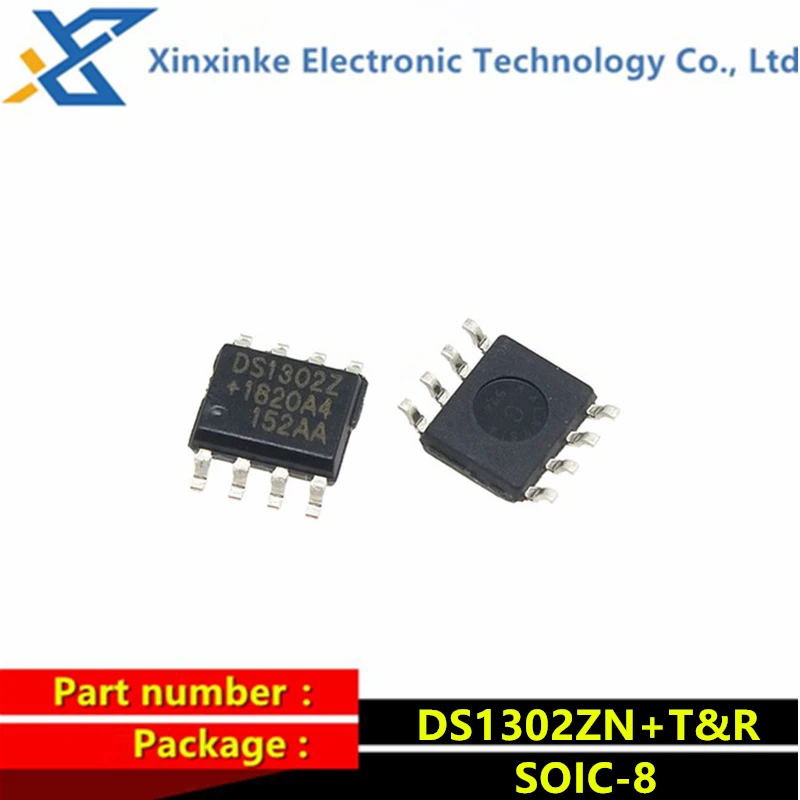 

5PCS DS1302ZN+T&R DS1302ZN SOIC-8 Real Time Clock Trickle-Charge Timekeeping Chip