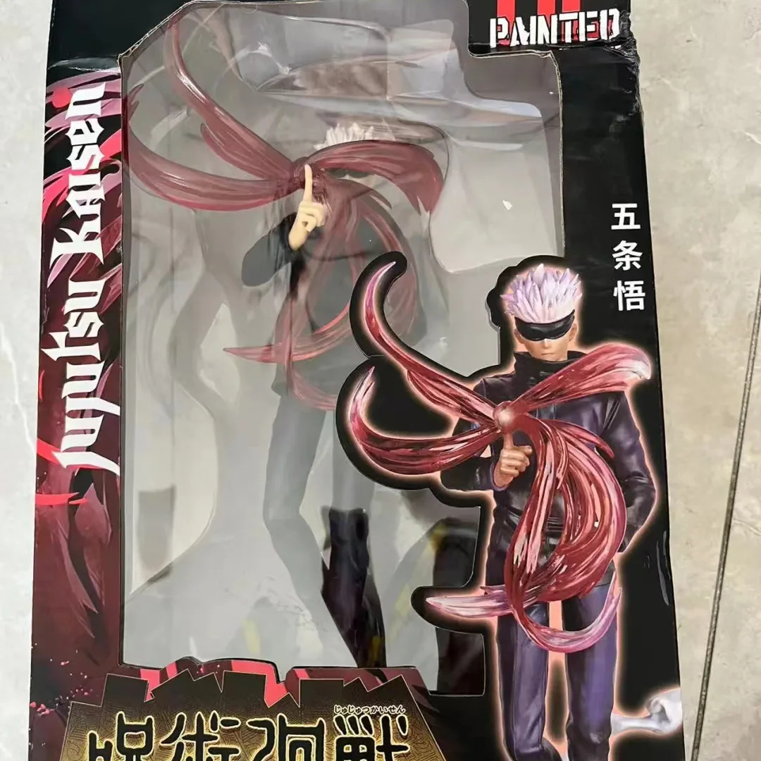 28 centimetri Anime Del Fumetto Jujutsu Kaisen Gojo Satoru Bambini Giocattoli Modello In Pvc Statua Collezione Brinquedos Action Figure Giocattoli Di Compleanno Regalo