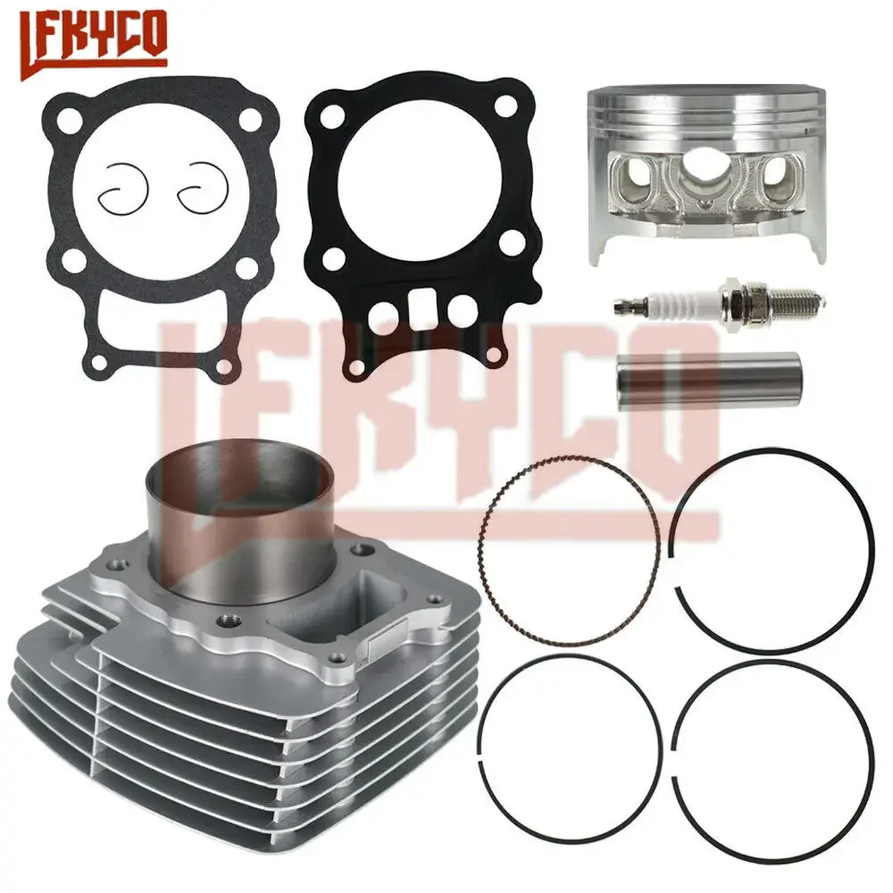 78.5mm Big Bore for Honda TRX350 Rancher 350 2000-2006 Motorcycle Cylinder Piston Ring Gasket Top End Rebuild Kit Modified Parts