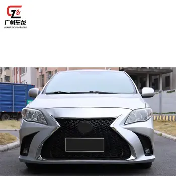 適用於豐田卡羅拉的雷克薩斯風格前保險桿改裝套件(2007-2010、2011-2013款),廠商直銷,車身套件 10 最佳銷售 豐田卡羅拉車身套件 - №9