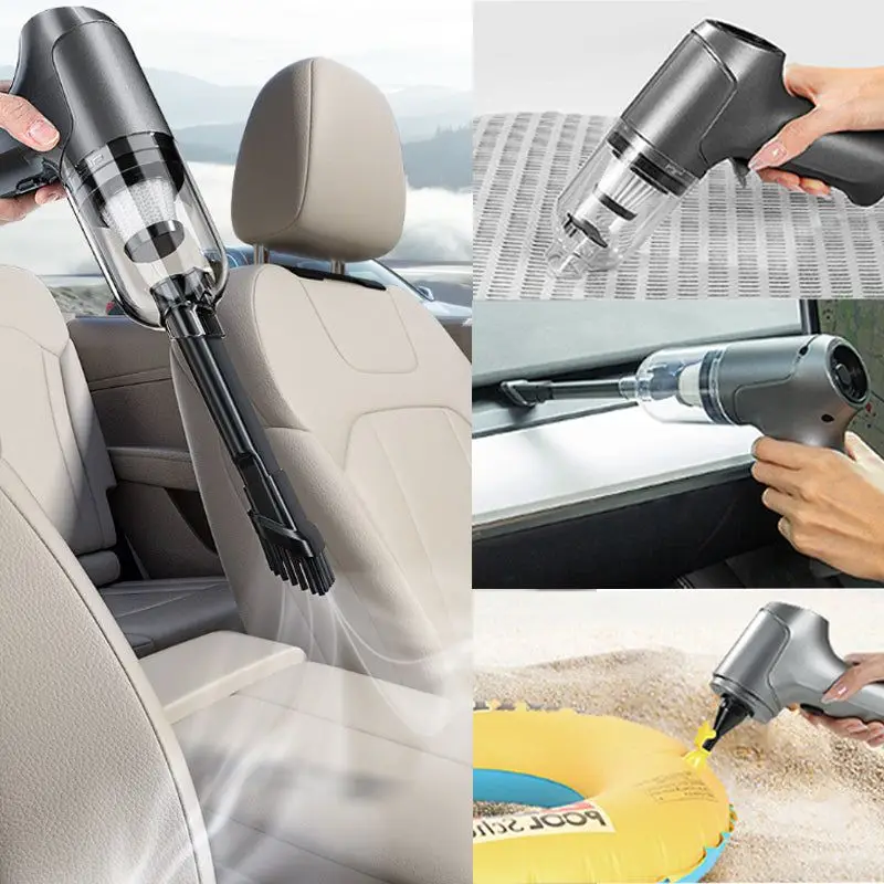 Car Portable Wireless Vacuum Cleaner Handheld Mini Car Home Appliance Poweful Cleaning Machine Car Cleaner For Keyboard